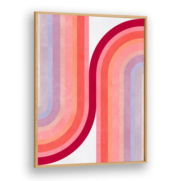 Colorful CURVED LINES, GEOMETRIC ART PRINTS bring vibrant energy and style to any space, enhancing your decor beautifully.