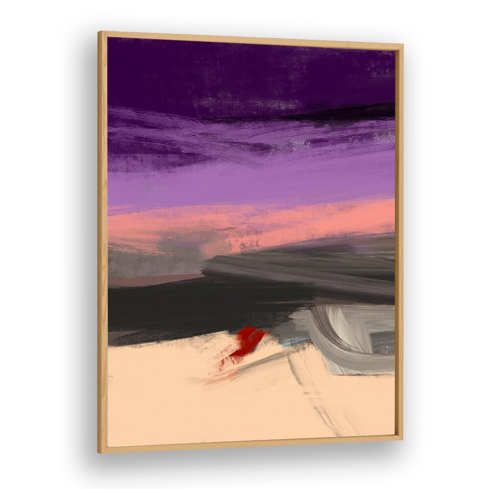 Vibrant ABSTRACTION WITH DRAMATIC SKY I, ABSTRACT PAINTINGS brings a stunning, colorful sky to your living space.