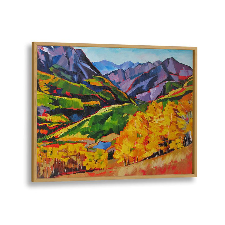 AUTUMN IN THE MOUNTAIN , LANDSCAPE PAINTINGS