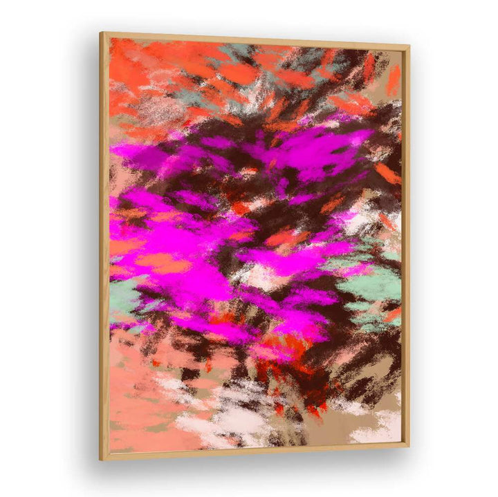 Vibrant colors blend in LAZY SUMMER DAYS V, ABSTRACT PAINTINGS, perfect for brightening any space with warmth.
