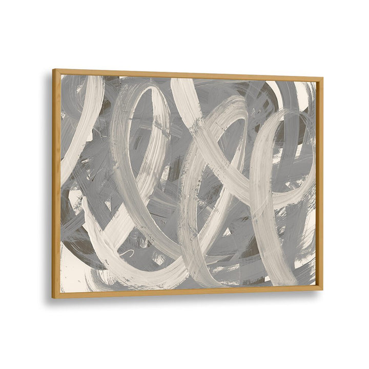Stylish TRAILS BEHIND, ABSTRACT PAINTINGS feature dynamic brush strokes in gray tones, perfect for modern decor.