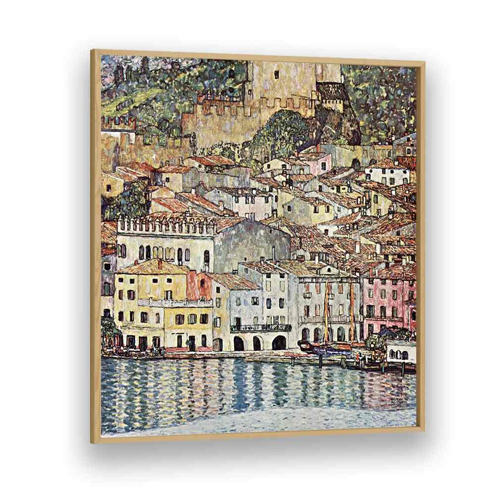 MALCESINE AM GARDASEE (1913) , VINTAGE PAINTINGS