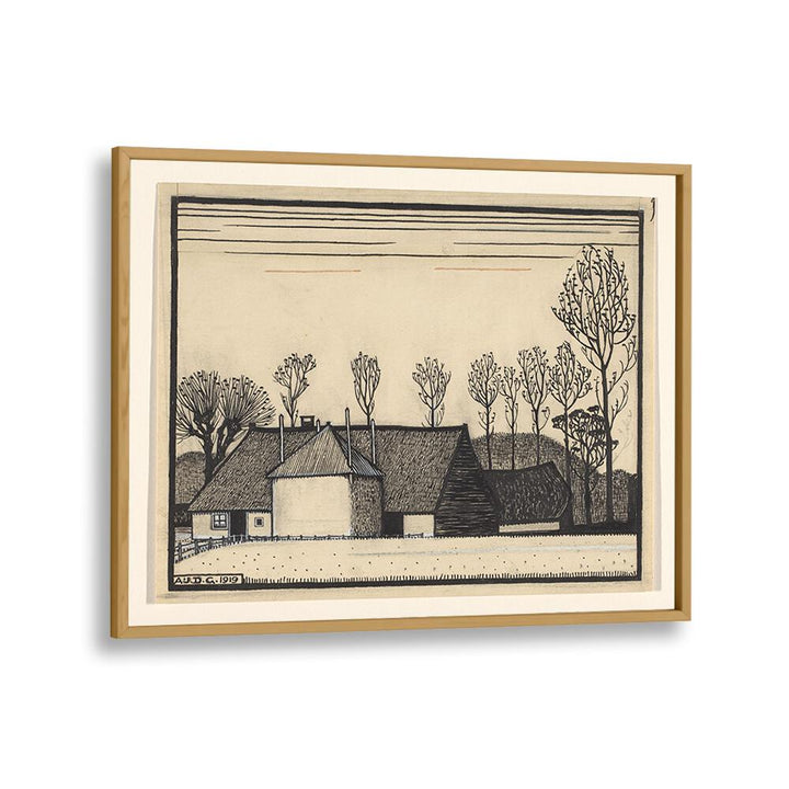 BOERDERIJ (1919)  , VINTAGE PAINTINGS