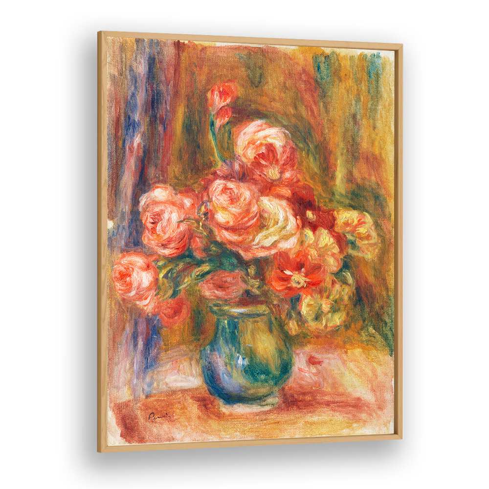 VASE OF ROSES (1890–1900) , VINTAGE PAINTINGS