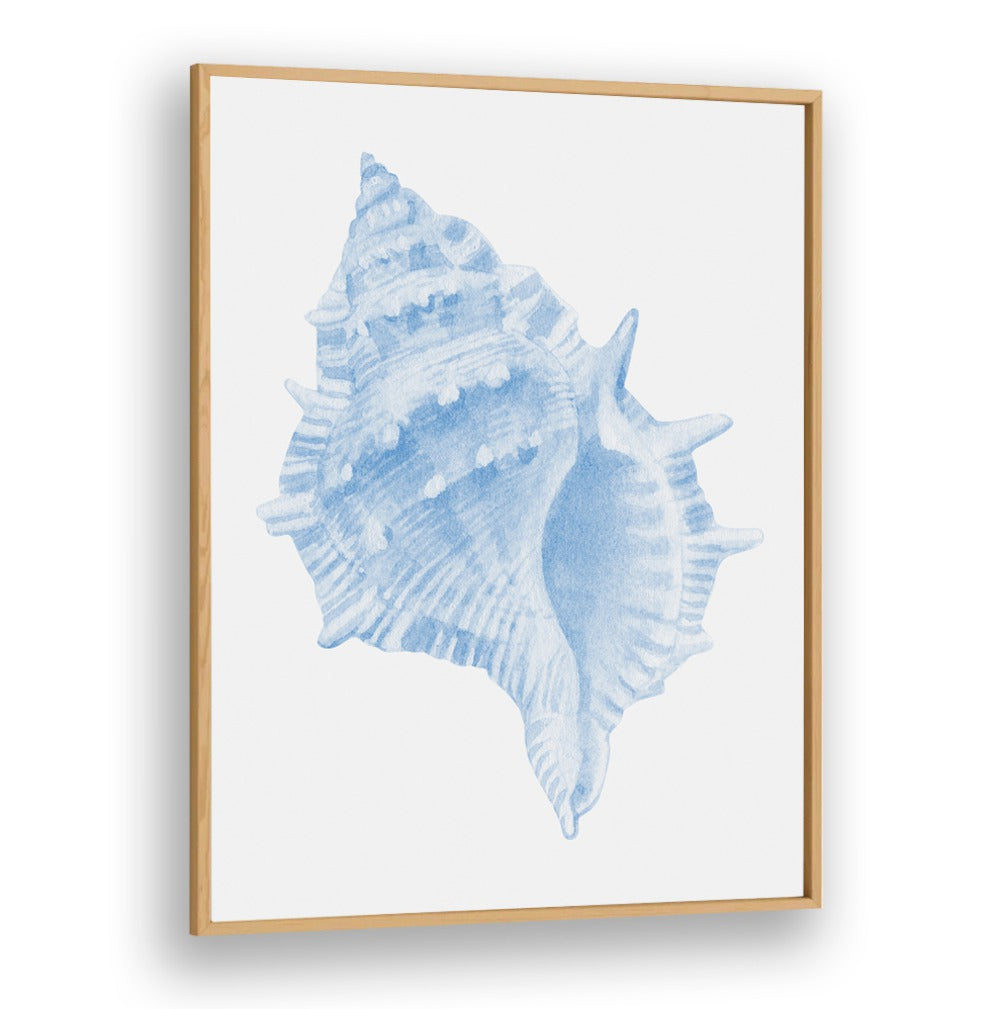 Stunning ONE BLUE CONCH, BEACH PAINTINGS adds oceanic charm to your space, perfect for coastal-themed decor.