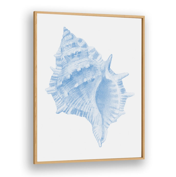 Stunning ONE BLUE CONCH, BEACH PAINTINGS adds oceanic charm to your space, perfect for coastal-themed decor.