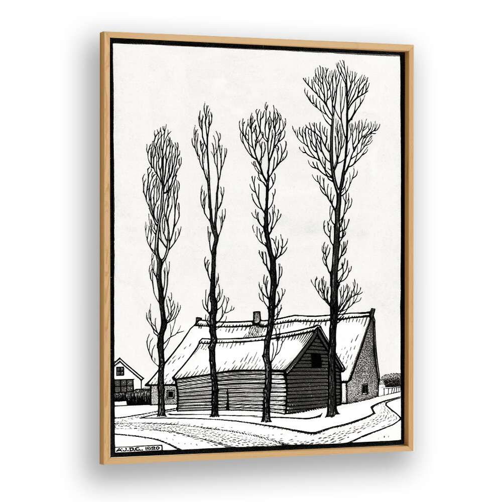 WINTER (1920) , VINTAGE PAINTINGS