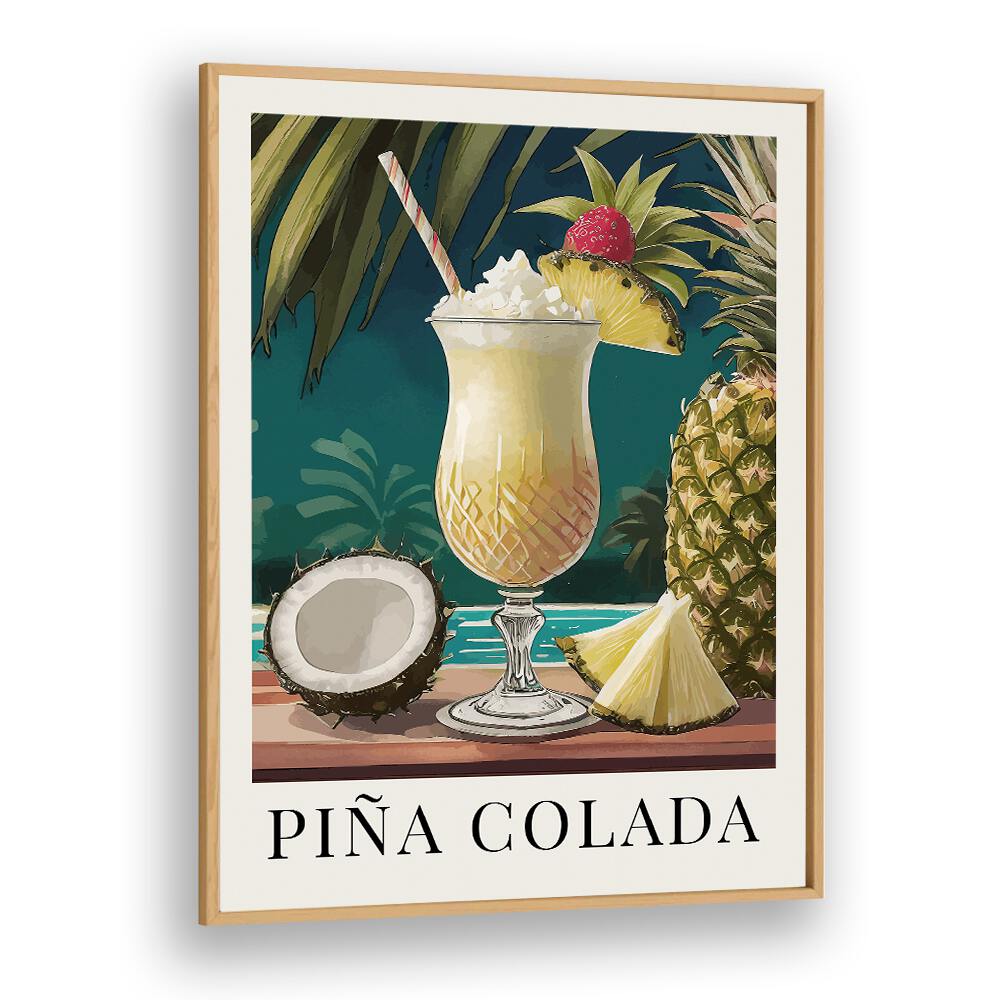 PINA COLADA BY ANDREAS MAGNUSSON, BAR POSTERS , BAR ART PRINTS