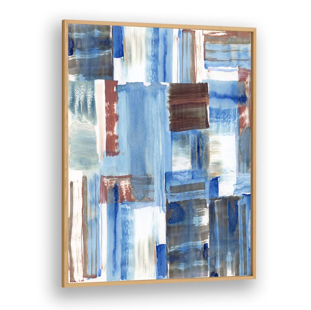 Stunning ICY BLUE, ABSTRACT PAINTINGS featuring vibrant hues to transform your space with modern art elegance.