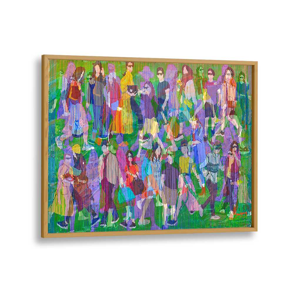 Colorful CITIZEN II, FASHION POSTERS showcasing vibrant crowd scenes, perfect for stylish home decor.