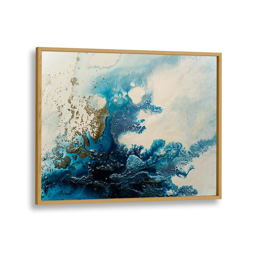 Stunning BLUE OCEAN ROYAL ESCAPE, ABSTRACT PAINTINGS showcasing tranquil blue tones to elevate your space.