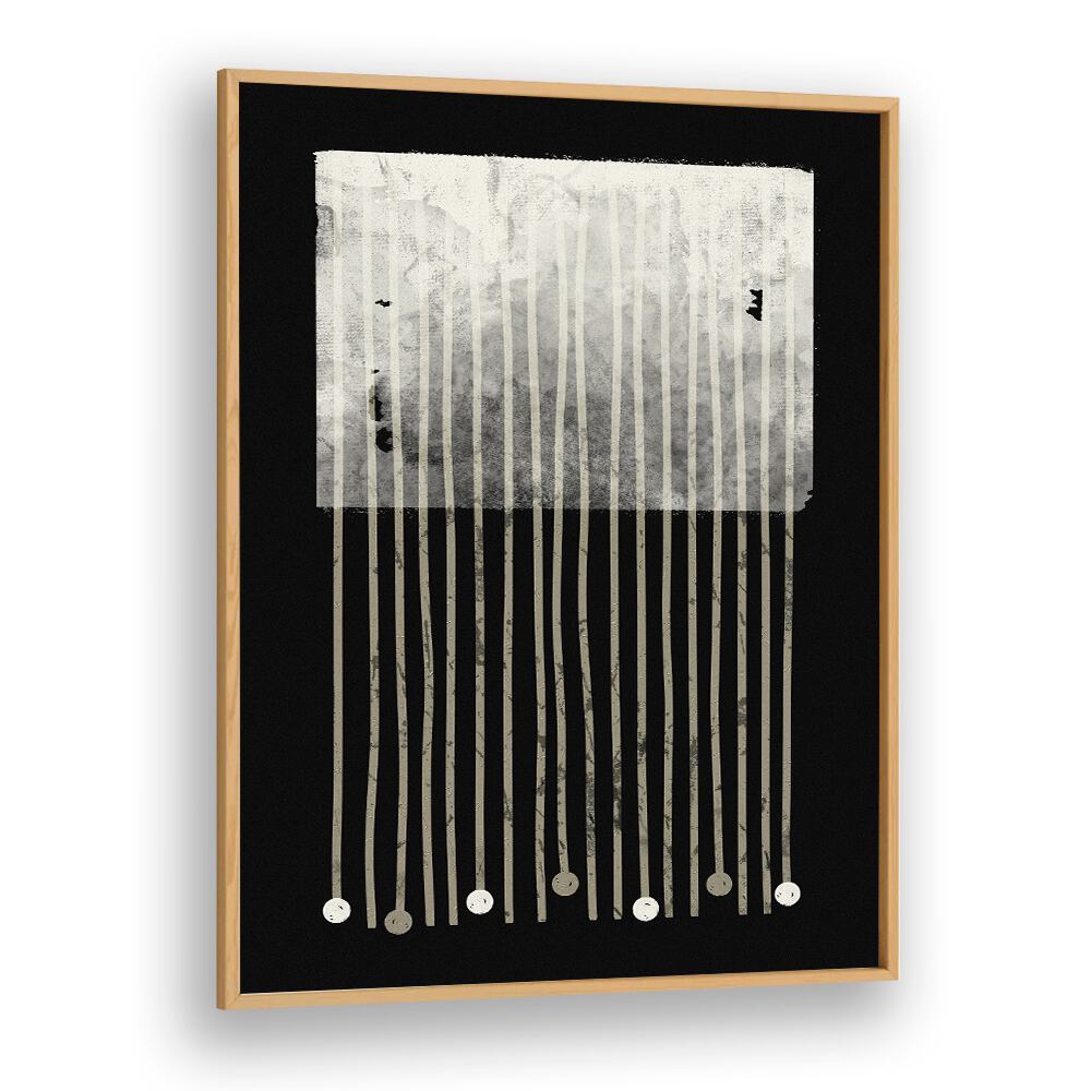 Stylish geometric art print, “MIDNIGHT ESCAPE ABSTRACTION,” enhances modern decor with bold symmetry and depth.