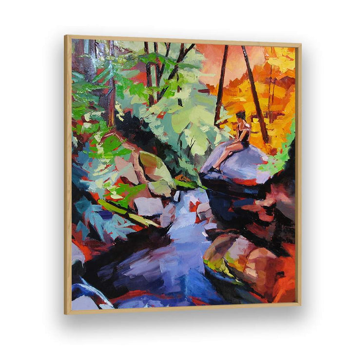 MILFROD BROOK , LANDSCAPE PAINTINGS