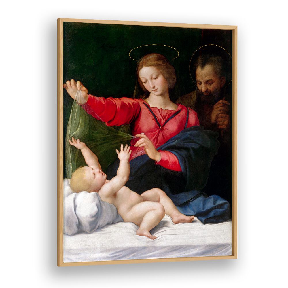 MADONNA OF LORETO (1509) BY RAPHAEL RAFFAELLO , VINTAGE PAINTINGS