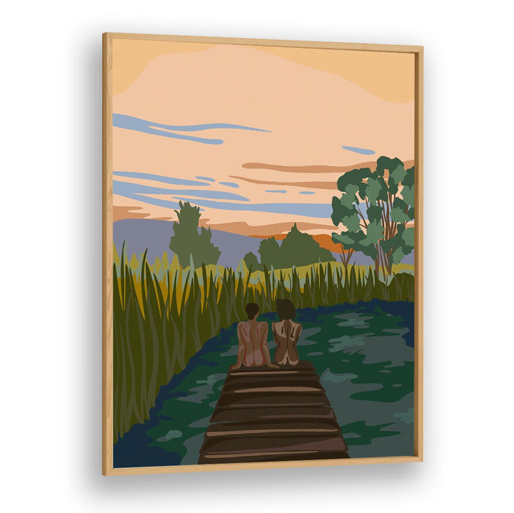 OH MIRROR IN THE SKY , LANDSCAPE PAINTINGS
