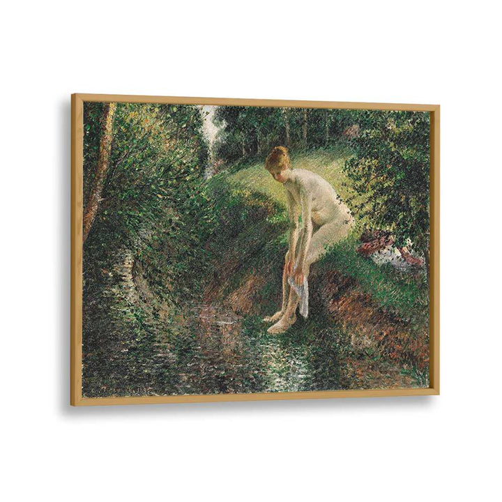 BATHER IN THE WOODS (1895)  , VINTAGE PAINTINGS