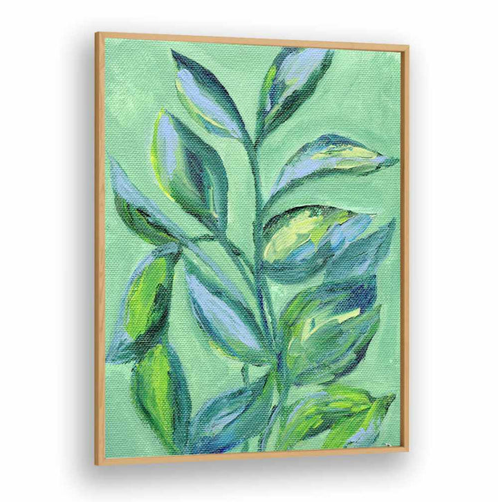 GREEN FOLIAGE , FLORAL FLOWER PAINTINGS