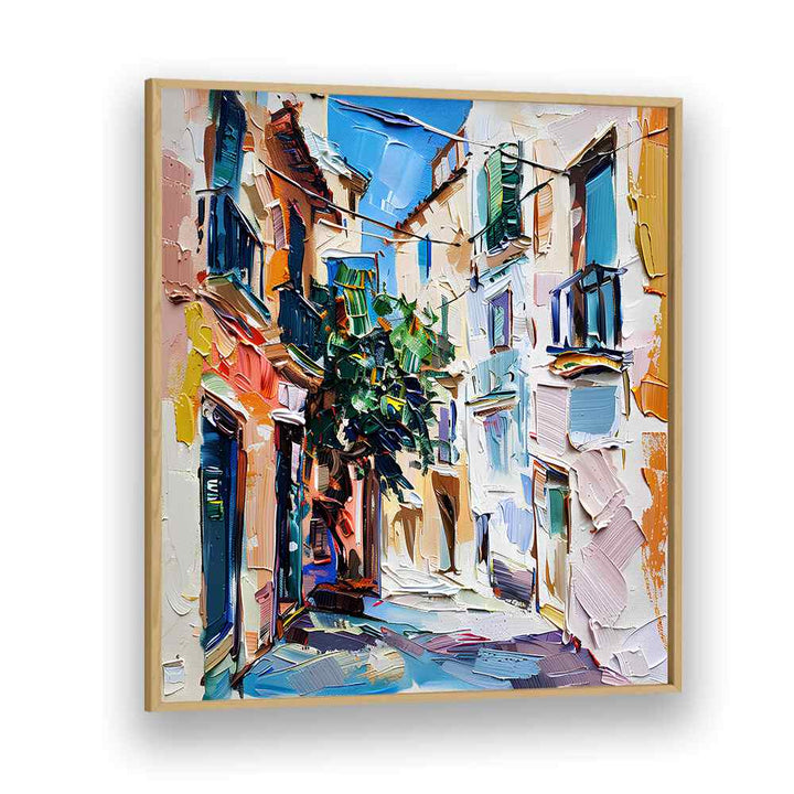 Vibrant depiction of the MALLORCA STREET, blending elegance and practicality in stunning artistry.