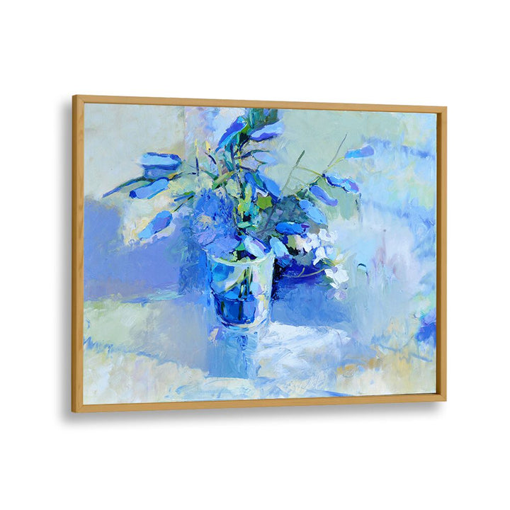 Elegant BELLS, ABSTRACT PAINTINGS in soothing blue tones, perfect for enhancing any home decor.
