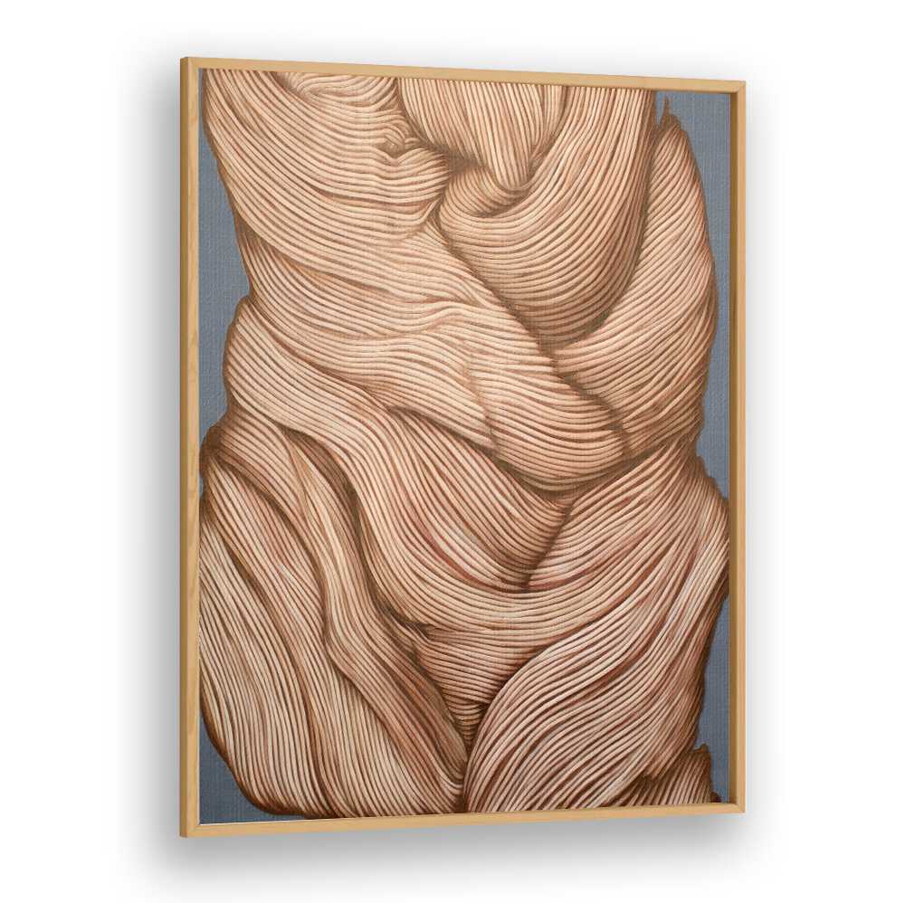 NATURE LINE III, ABSTRACT PAINTINGS showcases intricate textures and natural hues, perfect for enhancing your space.