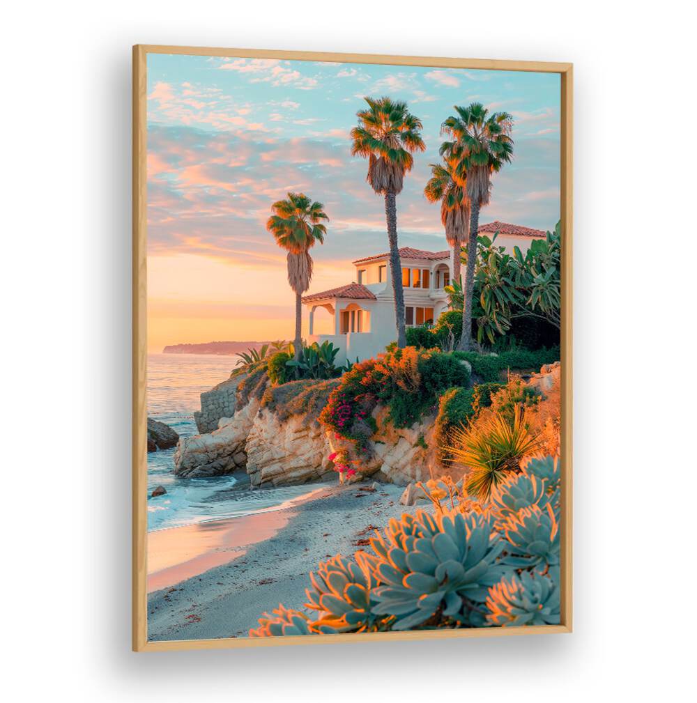 LAGUNA SUNSET, BEACH PAINTINGS showcase vibrant coastal colors and serene evening vibes by Philippe Hugonnard.