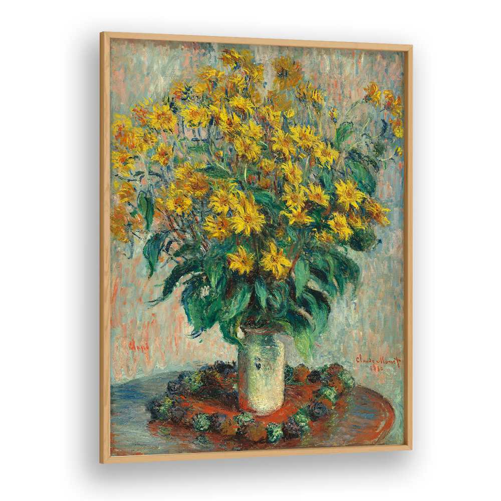 JERUSALEM ARTICHOKE FLOWERS (1880) , VINTAGE PAINTINGS