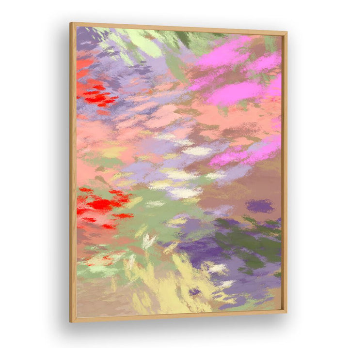 Vibrant colors blend in LAZY SUMMER DAYS IV, ABSTRACT PAINTINGS, capturing the essence of relaxation and blissful moments.