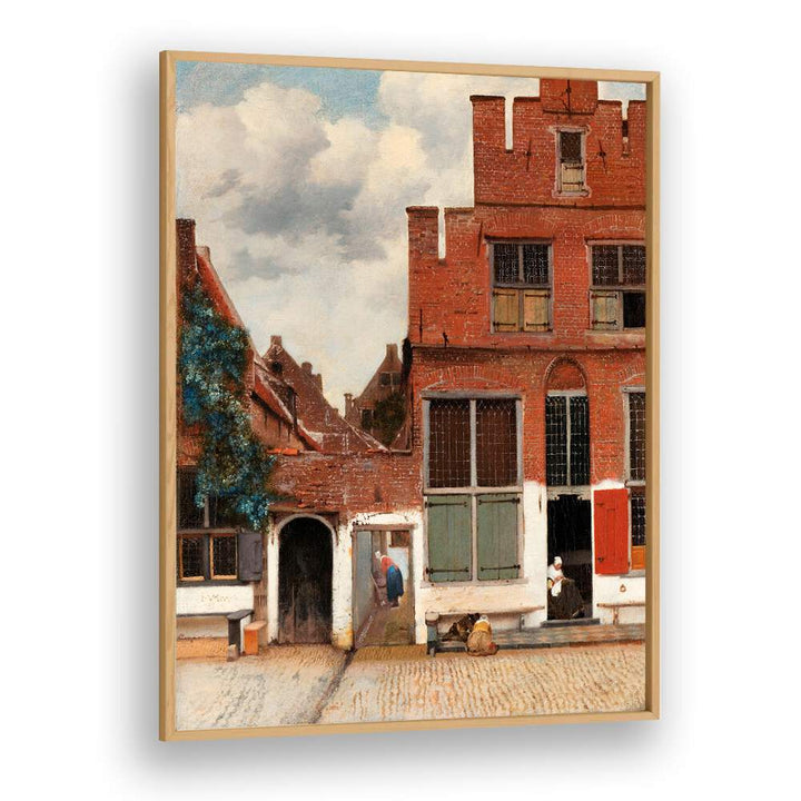 THE LITTLE STREET (CA. 1658) BY JOHANNES VERMEER, VINTAGE PAINTINGS