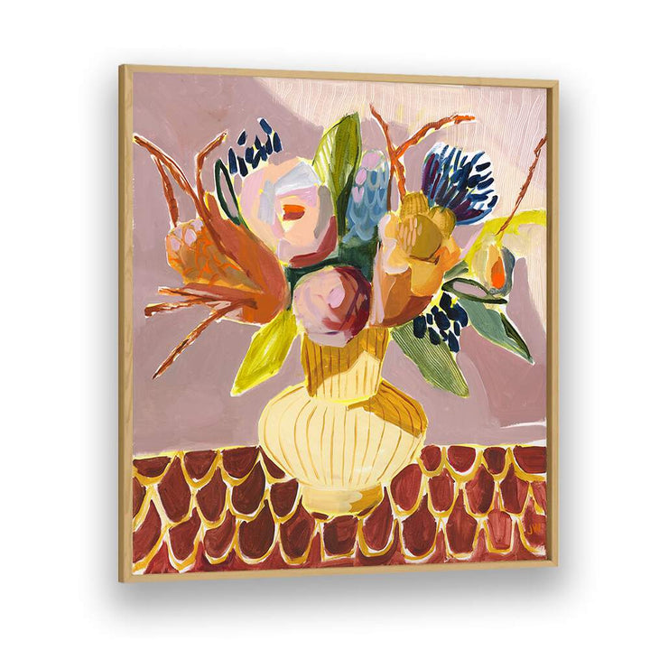 Colorful MAUVE BOUQUET, KITCHEN POSTERS bring charm to your kitchen, enhancing any decor with vibrant floral art.