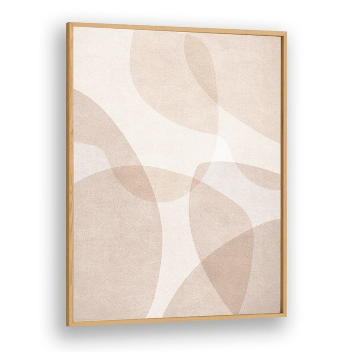 ABSTRACT BEIGE GEOMETRIC ART