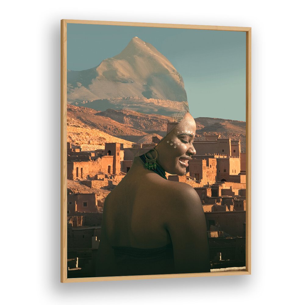 MOROCCAN QUEEN, AFRICAN ART PAINTINGS showcase elegance and rich Moroccan heritage, perfect for elevating any space.