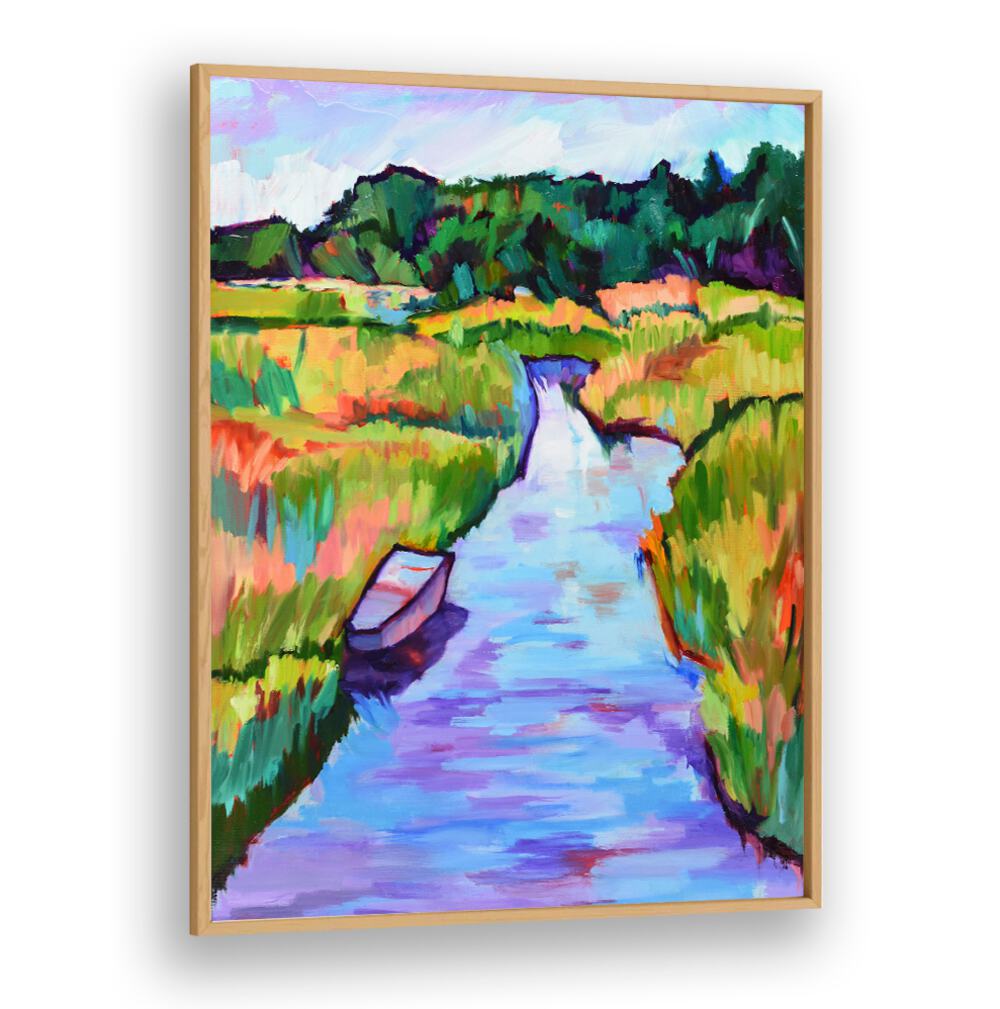 RIPPLING WATER , LANDSCAPE PAINTINGS