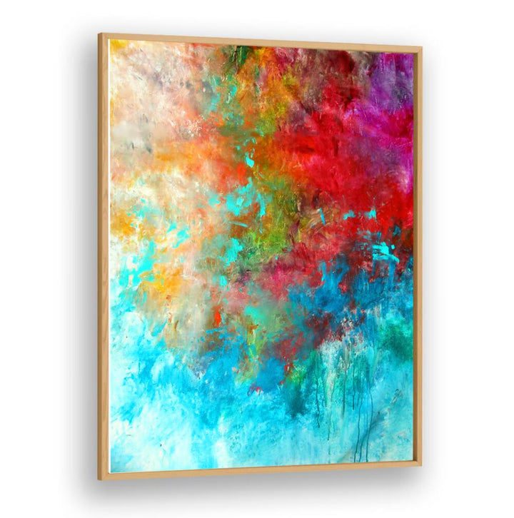Vibrant colors and unique shapes define ABSTRACT DESIGN IX, a captivating piece in ABSTRACT PAINTINGS collection.