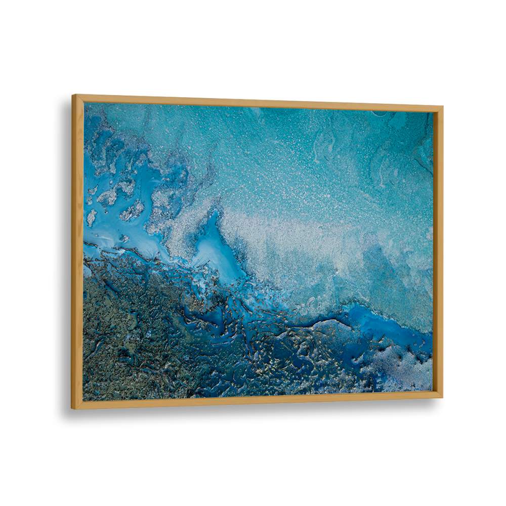 Soft Cyan Waters, abstract paintings featuring tranquil hues, perfect for enhancing your creative space.