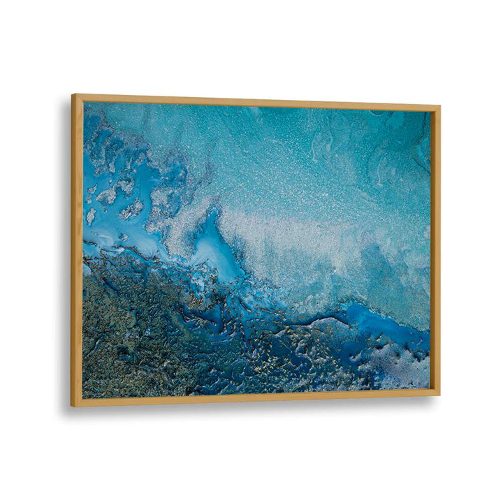 Soft Cyan Waters, abstract paintings featuring tranquil hues, perfect for enhancing your creative space.