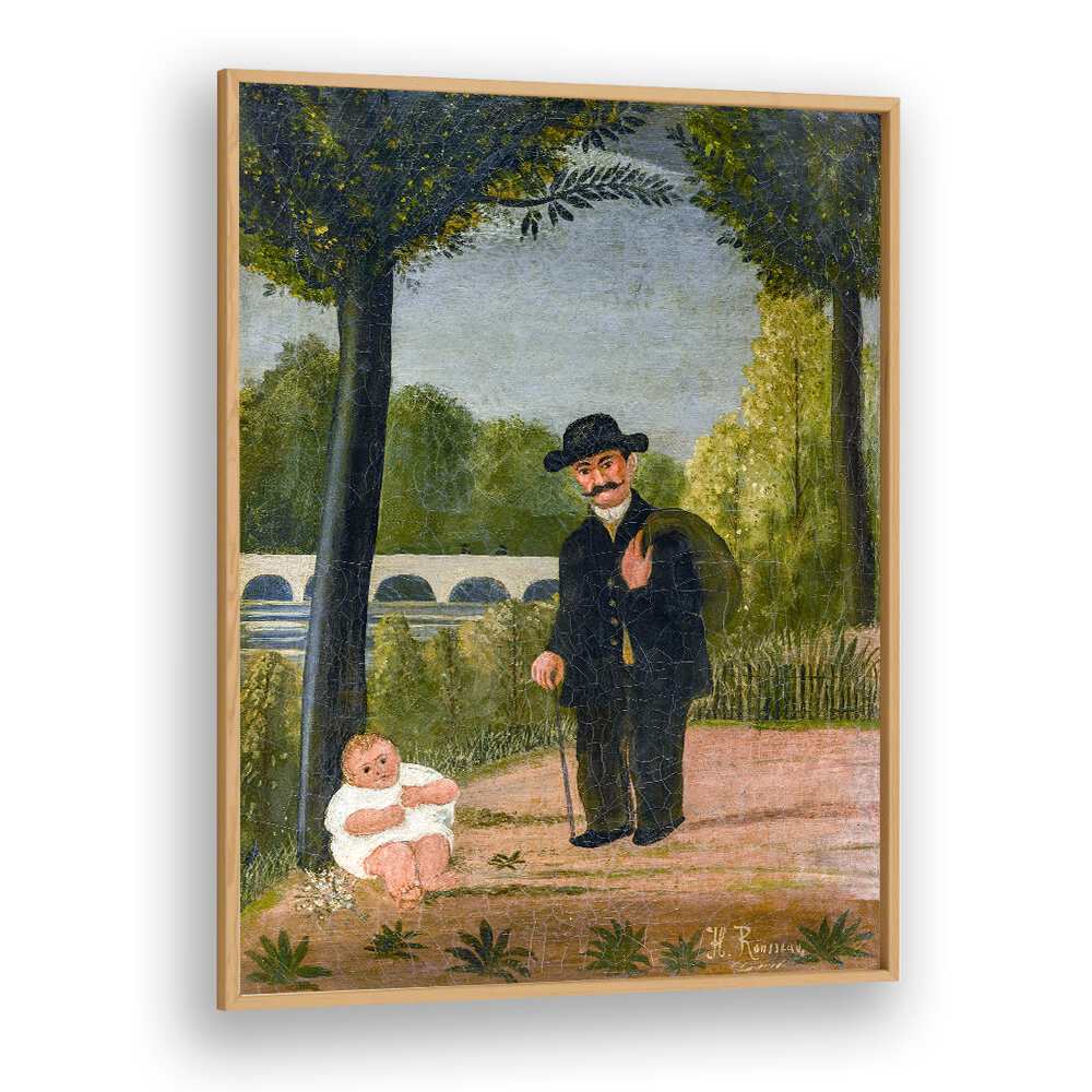 STROLLER AND CHILD (1905–1906) , VINTAGE PAINTINGS