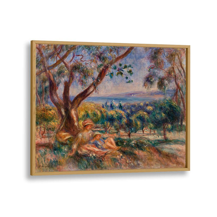 LANDSCAPE WITH FIGURES, NEAR CAGNES (1910) , VINTAGE PAINTINGS