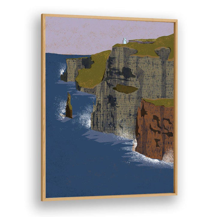 Stunning CLIFFS OF MOHER, BEACH PAINTINGS showcasing dramatic cliffs and ocean views, perfect for your home decor.