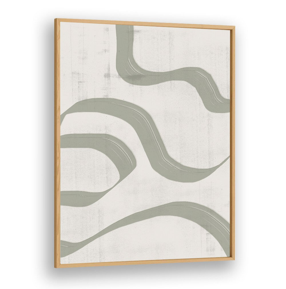 GREEN WAVES NO.2 , ABSTRACT PAINTINGS
