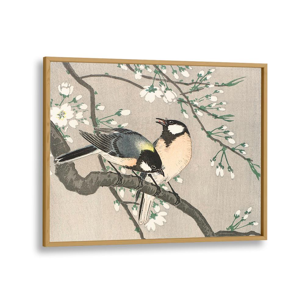 TITS ON CHERRY BRANCH (1900–1910)  , JAPANESE PAINTINGS , JAPANESE ART PRINTS