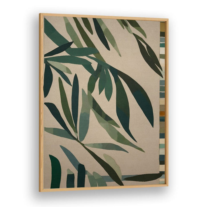 Elegant PAPER CUT GREEN LEAVES and FLORAL FLOWER PAINTINGS enhance your space with a refreshing natural touch.