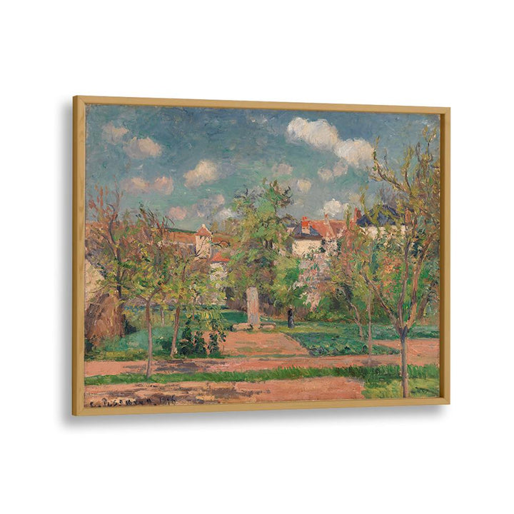 GARDEN IN FULL SUNLIGHT (LE JARDIN AU GRAND SOLEIL, PONTOISE) , VINTAGE PAINTINGS