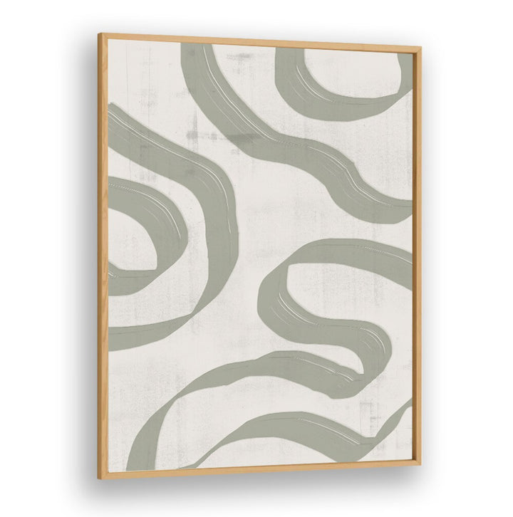 GREEN SAGE WAVES NO. 1 , ABSTRACT PAINTINGS