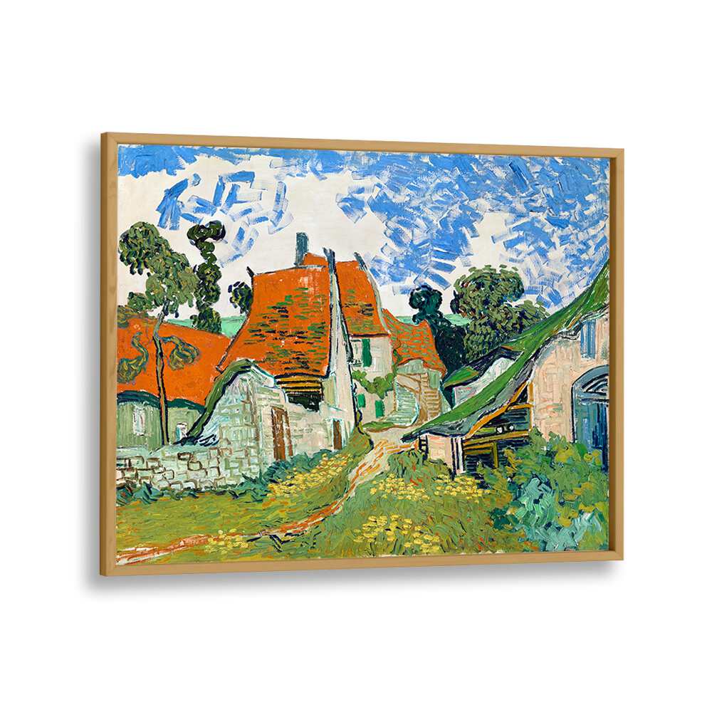 VINCENT VAN GOGH'S STREET IN AUVERS-SUR-OISE (1890) , VINTAGE PAINTINGS