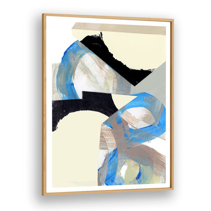 Captivating BLUE NEUTRAL BEIGE I, ABSTRACT PAINTINGS blend soothing tones, enhancing any space's aesthetic. Perfect decor choice!