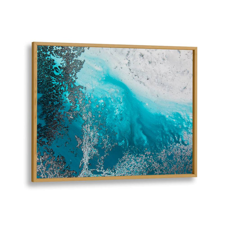 Transform your space with TURQUOISE WATERS, ABSTRACT PAINTINGS, showcasing vibrant hues of serene water reflections.