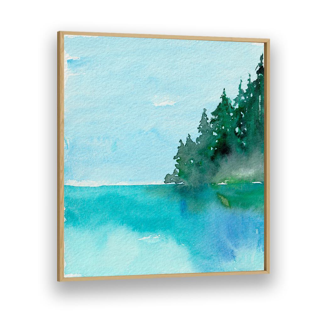 ON THE LAKE , LANDSCAPE PAINTINGS