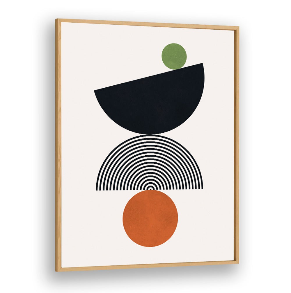 Elegant BALANCE III, GEOMETRIC ART PRINTS featuring bold shapes and colors, perfect for enhancing mindfulness.