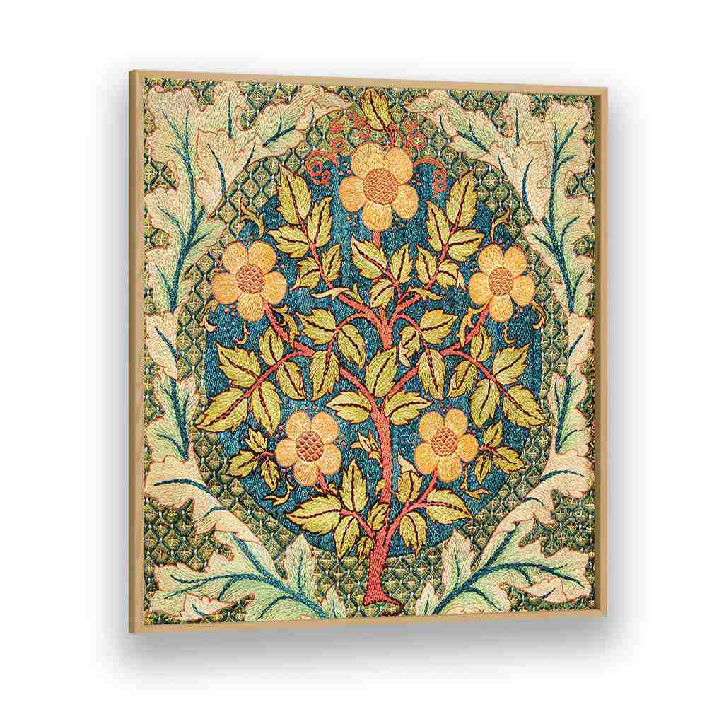 ROSE WREATH (1834-1896) , WILLIAM MORRIS PAINTINGS , ARTWORKS BY WILLIAM MORRIS