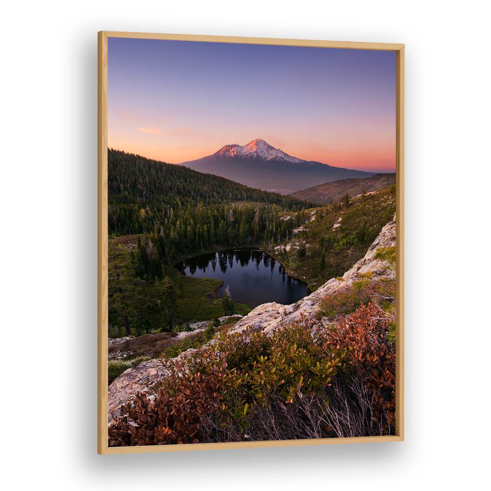 HEART LAKE VERTICAL , LANDSCAPE PHOTO PRINTS , LANDSCAPE PHOTOGRAPHY